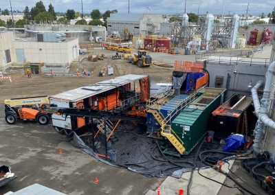 APG procède au nettoyage de digesteurs avec dépôts importants de sable et de matières solides en Californie