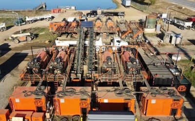 Removing Dry Tons from Texas Water Treatment Lagoons