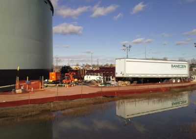 Traitement d’eau provenant d’un essai hydrostatique sur un pipeline